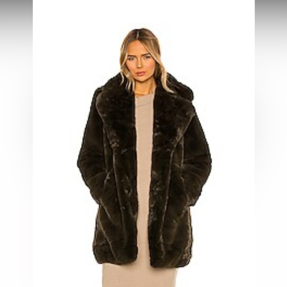 Apparis Sasha Faux Fur Coat